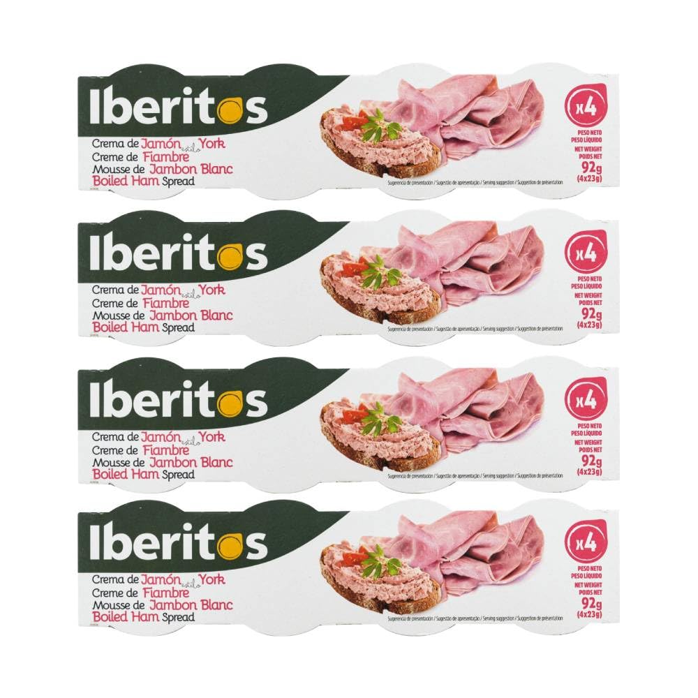 Paté de jamón york Iberitos 4x23 g pack