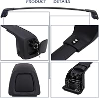 Vista 5 de Snailfly Barras Transversales de Techo Actualizadas Compatibles con Volvo XC40 2018-2025, Barras Cruzadas Cerrables para Equipaje, Accesorios