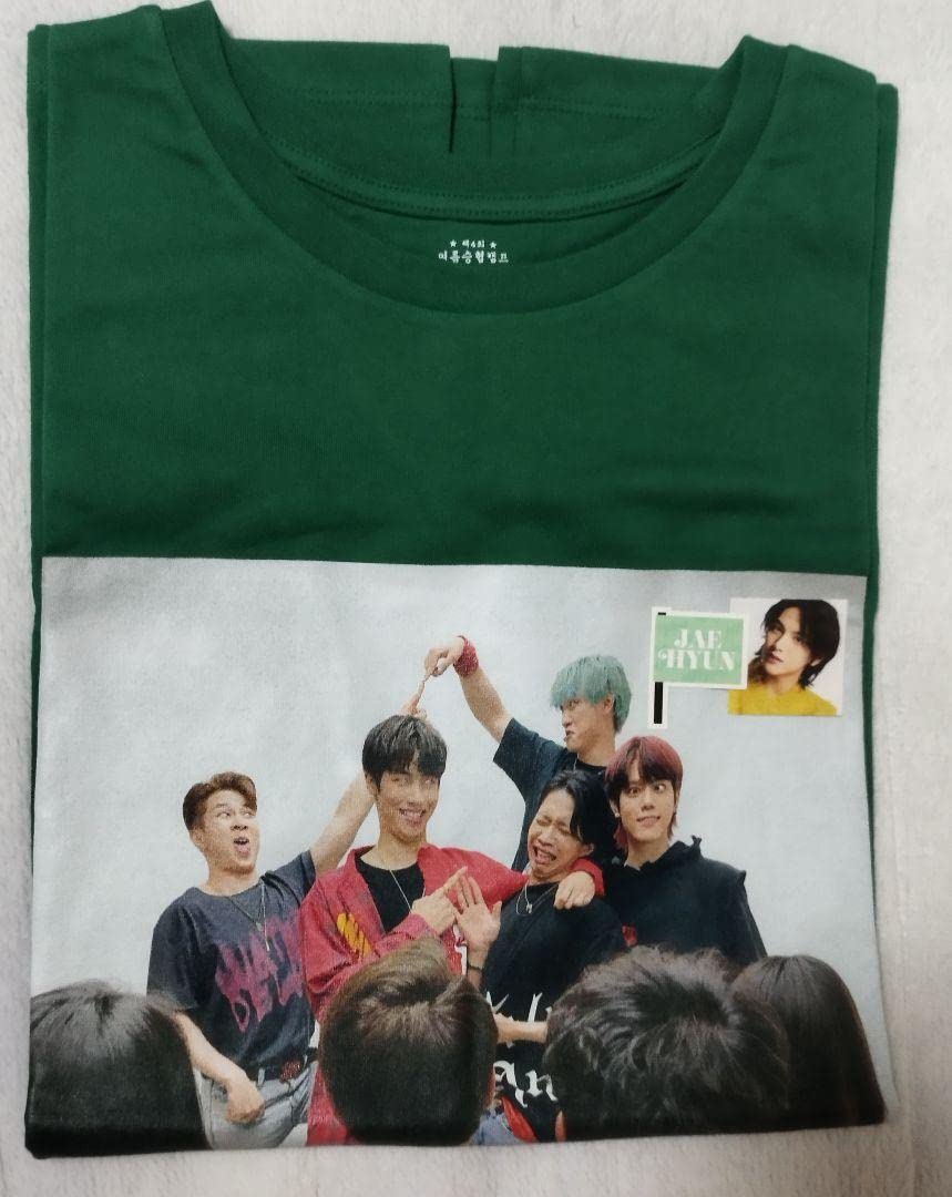 Amazon.co.jp: N.Flying 夏のスンヒョプキャンプTシャツ(緑) : おもちゃ