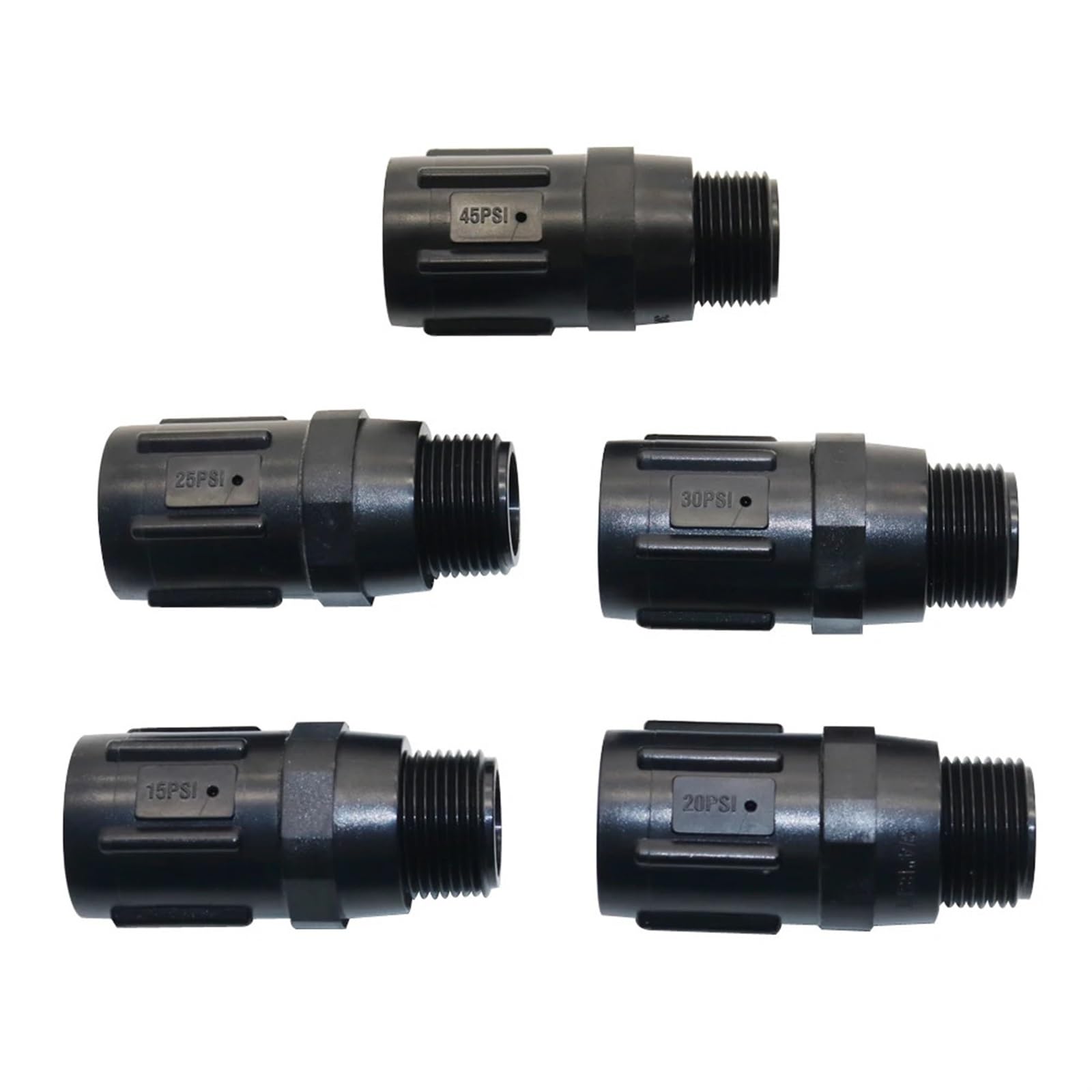 Vanne de régulation de pression 3/4" 15 PSI pour irrigation agricole