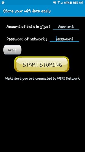 wifi data storing