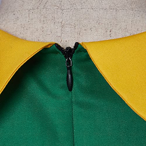 MelangCos La Chilindrina Costume Women's Chilindrina Dress for Halloween Christmas (M, Green) by MelangCos - Used condition - Image 5