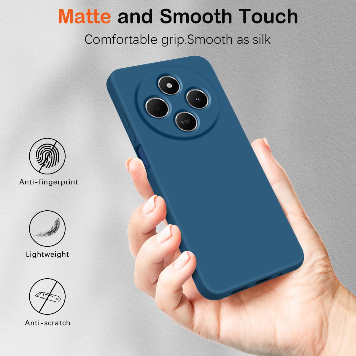 Funda Para Xiaomi Redmi 14C 4G/A4 5G/Poco C75 - Incluye 3 Protectores De Pantalla