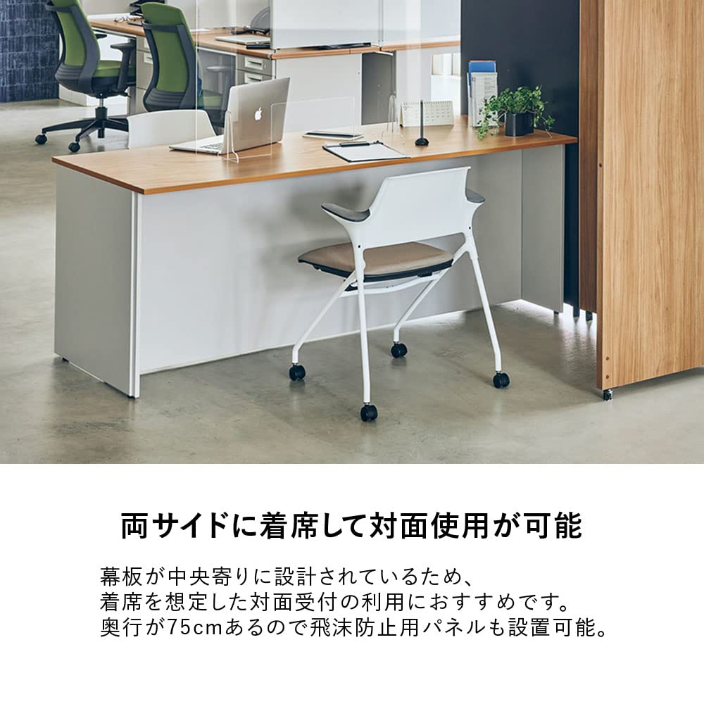 Amazon | プラス 受付カウンター GKカウンター ロータイプ 幅180cm
