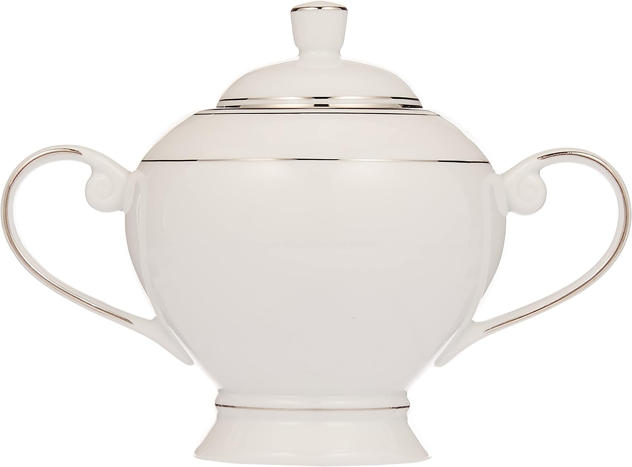 Silverline Sugar Pot, White