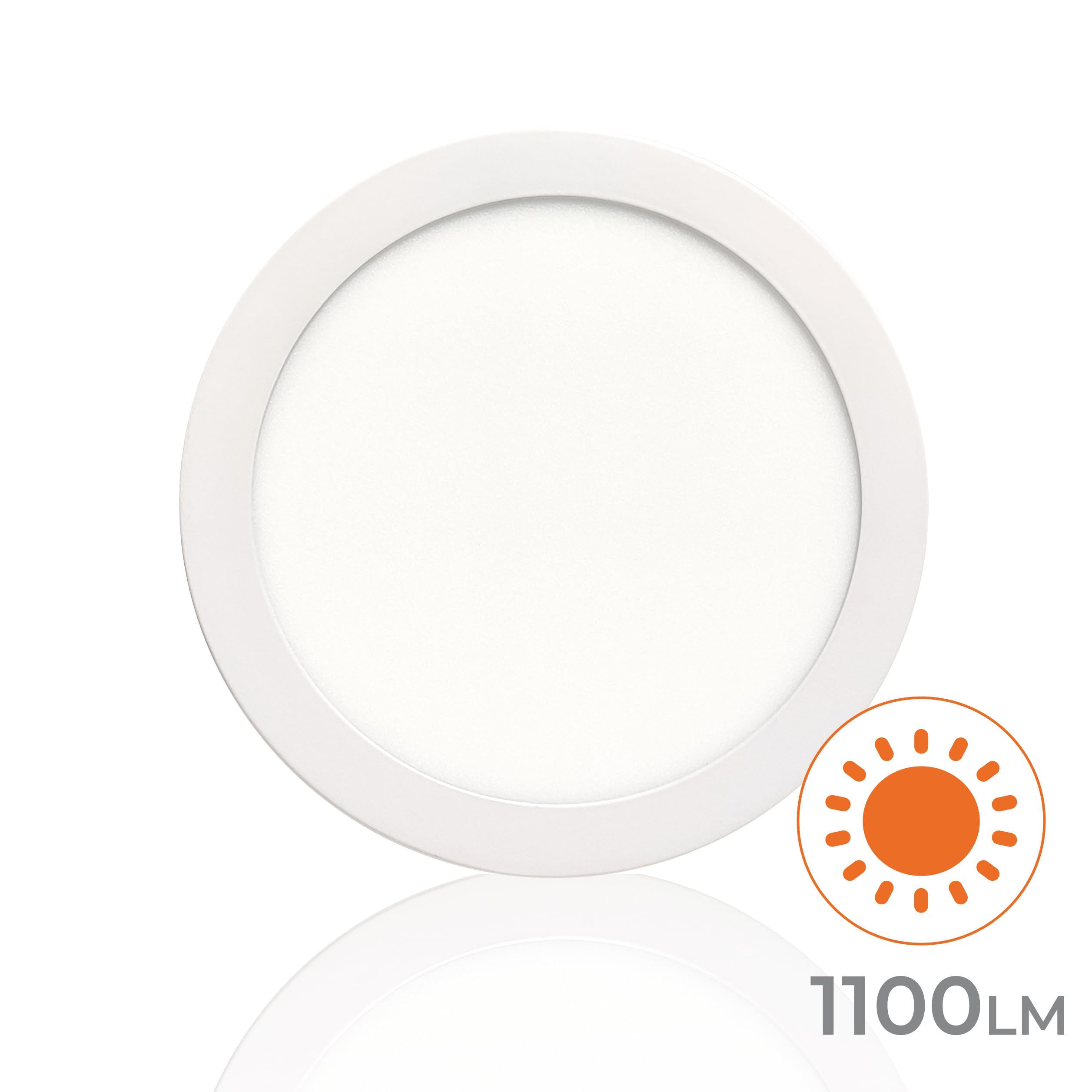LED ATOMANT 10x Plafon LED Superficie 170mm 12W CCT 3000-6500K 1100lm | Con Selector de color CCT, Driver incluido