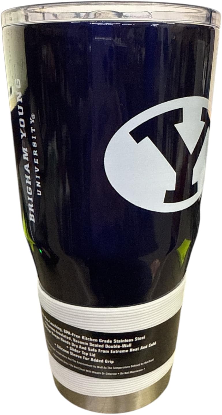 Boelter Brands Brigham Young University BYU 30 Oz Ultra Tumbler, Stainless Steel, Vacuum Insulated, BPA Free