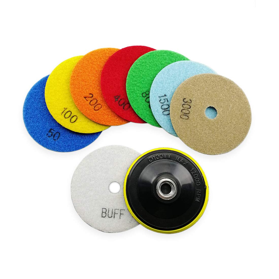 Dry Polishing Pads(4")