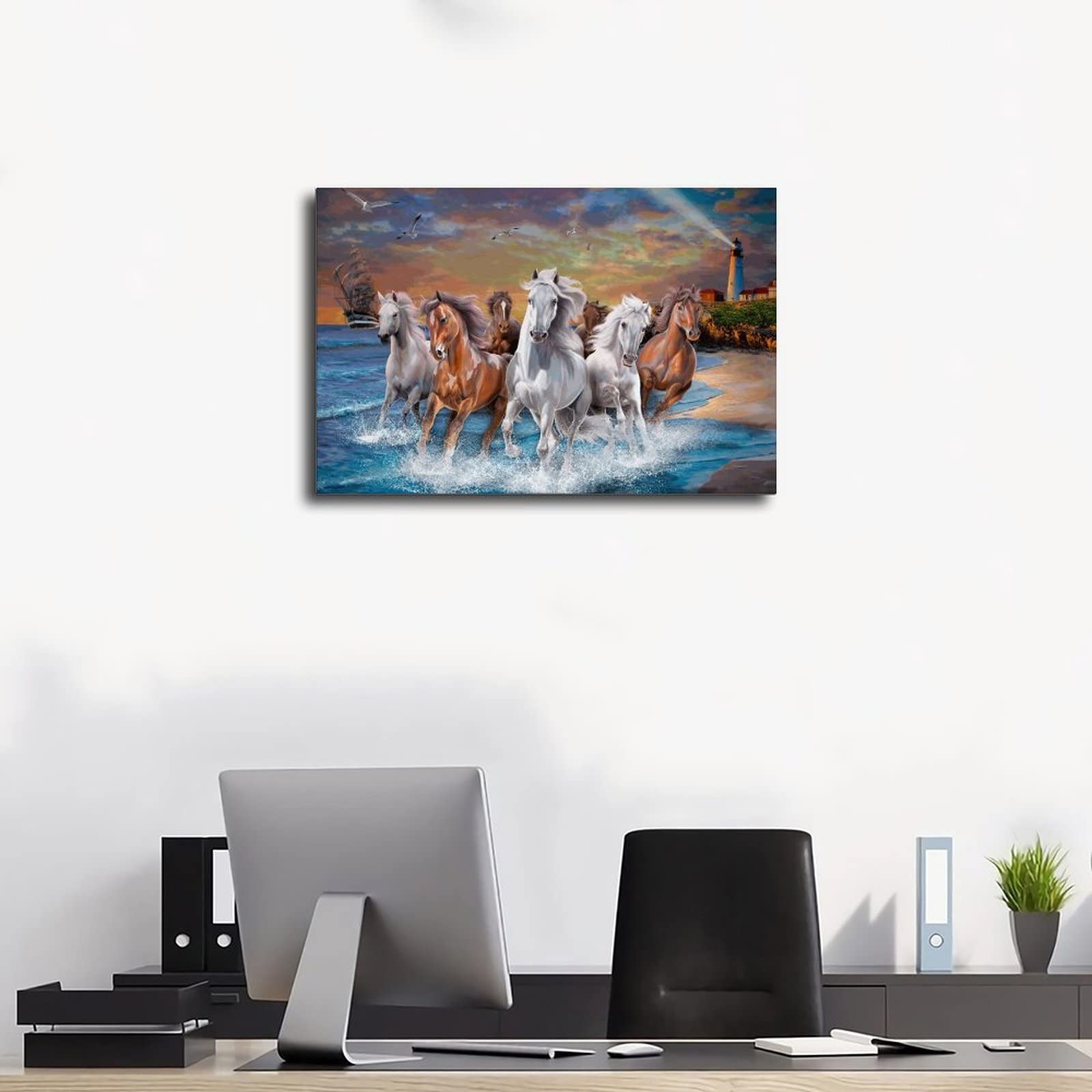 Poster Chevaux Nature 91.5x61cm - Empire Poster Multicolore