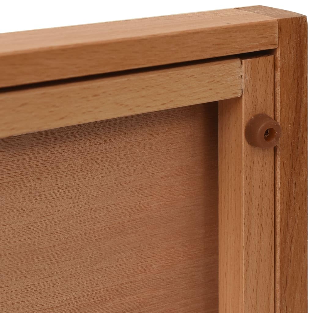 Caballete de mesa de madera maciza de haya 65 x 48 x 7 cm, plegable y ligero, para pintura, taller, estudio, taller y presentación