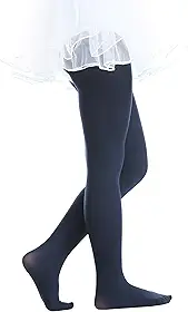 Meia-calça feminina semiopaca, meia-calça de microfibra, pacote com 1 ou 3 pares, Azul marino, 8-10