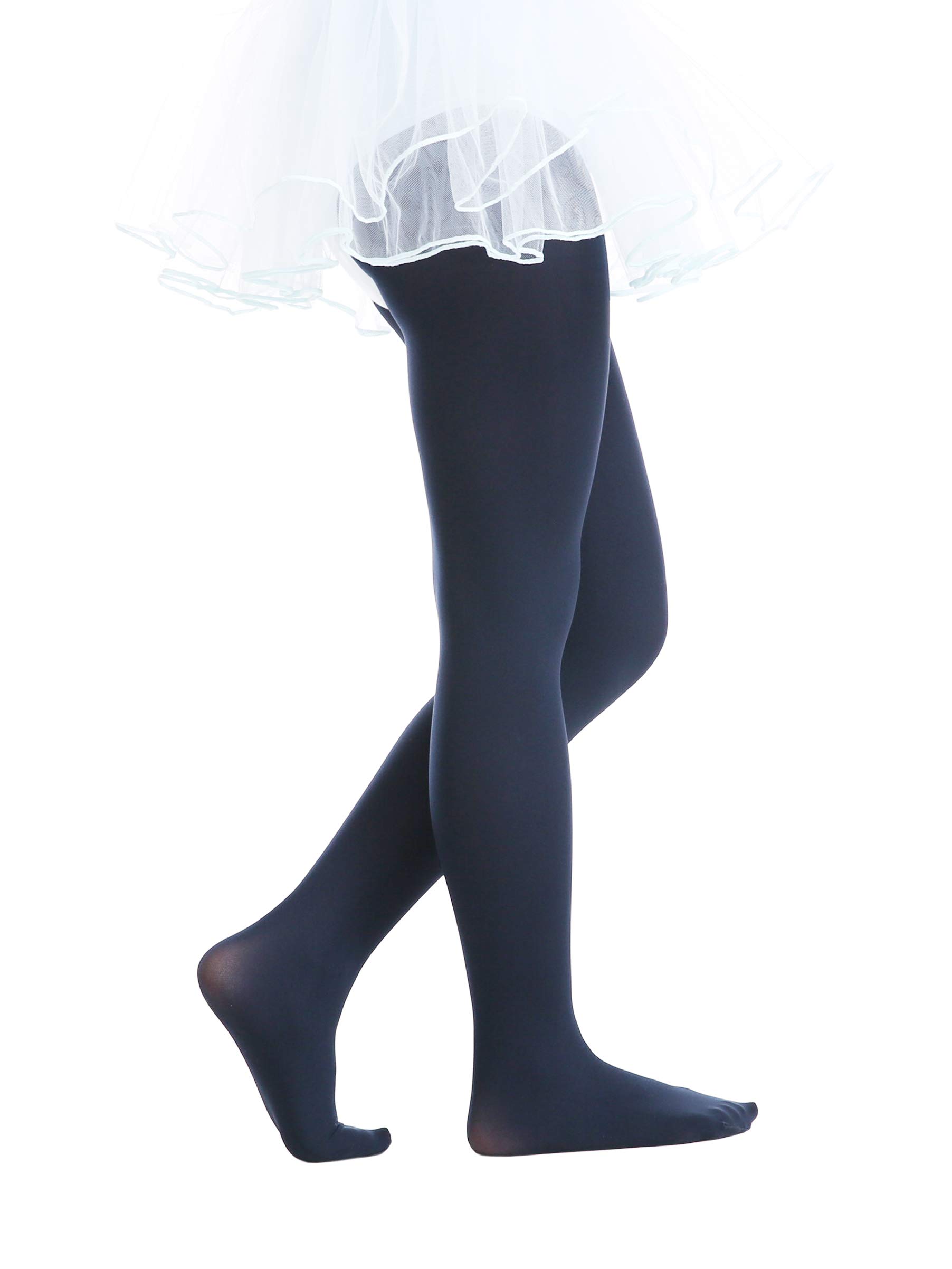 EVERSWE Girls Semi Opaque Tights, 40D Microfiber Tights — view 10