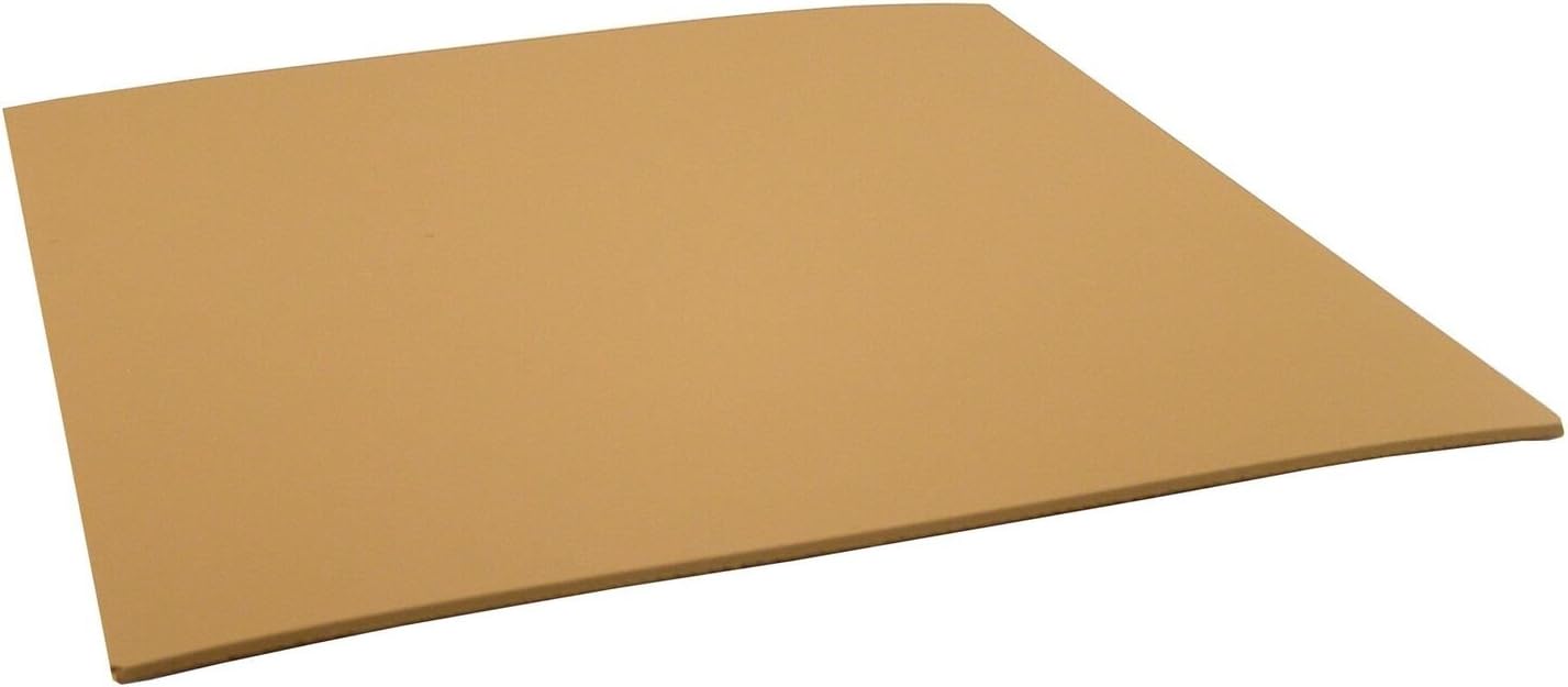 Speedball 4384 Unmounted Linoleum Block – Flat Surface Easy Carving For Block Printing Tan, 6 x 8 Inches