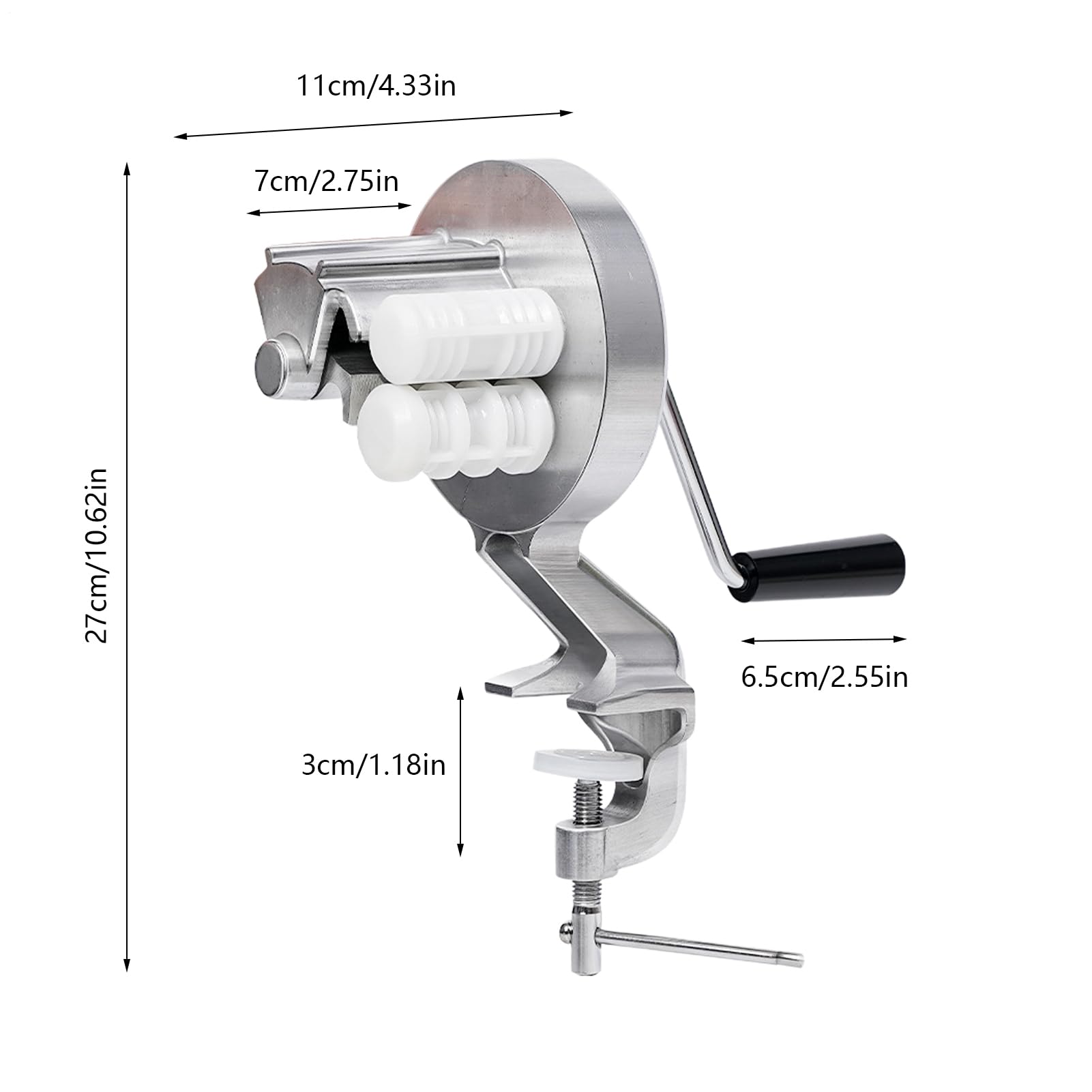Cavatelli Nudelmaschine Tragbar - Manuelles Presswerkzeug für Makkaronis | Ergonomische Kurbel Maschine | Selbstgemachte Nudelmaschine für die Zubereitung von frischen Nudeln, Kochausrüstung