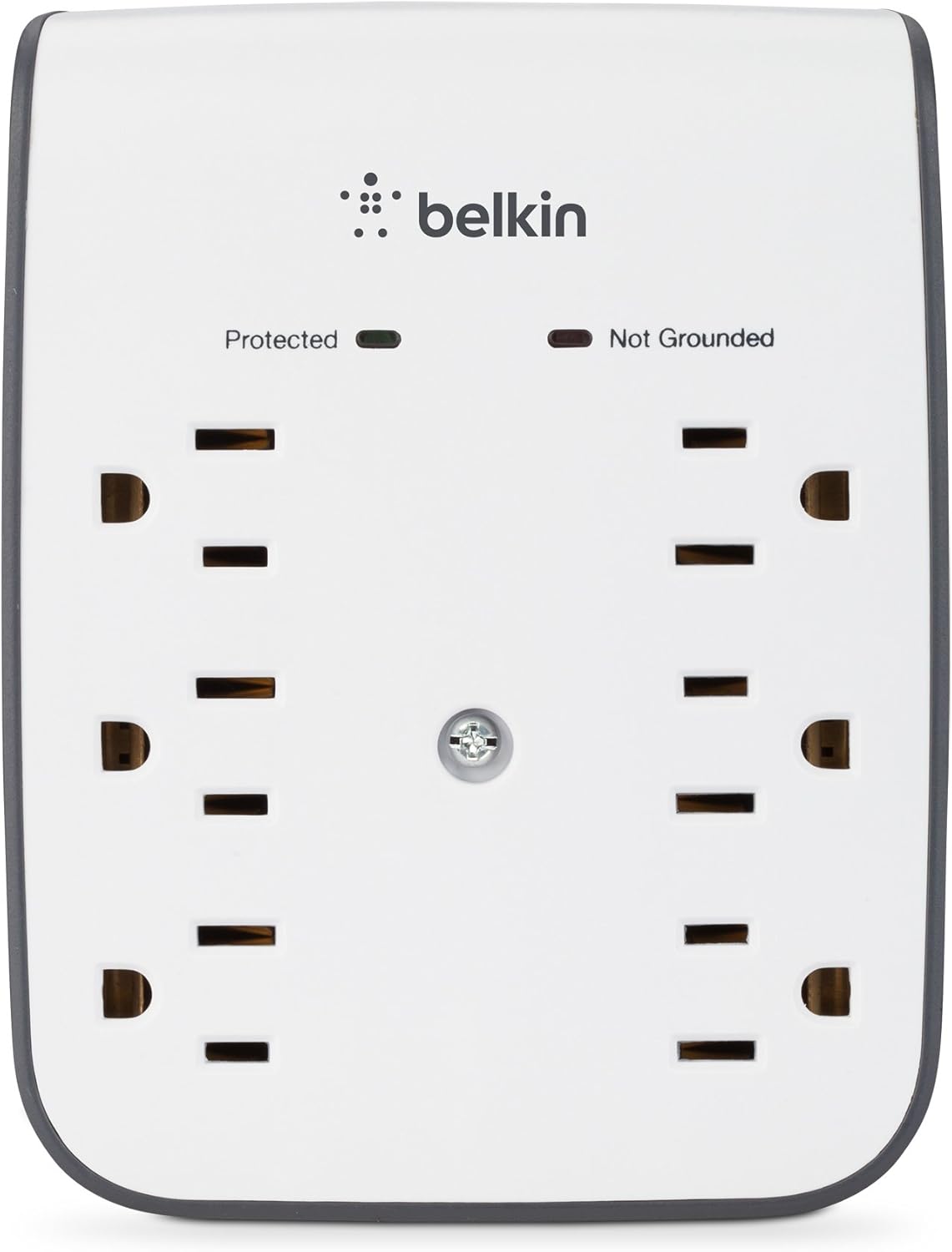 Buy 2 get 3 Belkin 6-Outlet USB Surge Protector, Wall Mount - Ideal for Mobile Devices, Personal Electronics, Small Appliances and More (900 Joules) 🛒 Crazy Deals Belkin 6-Outlet USB Surge Protector, Wall Mount - Ideal for Mobile Devices, Personal Electronics, Small Appliances and More (900 Joules)