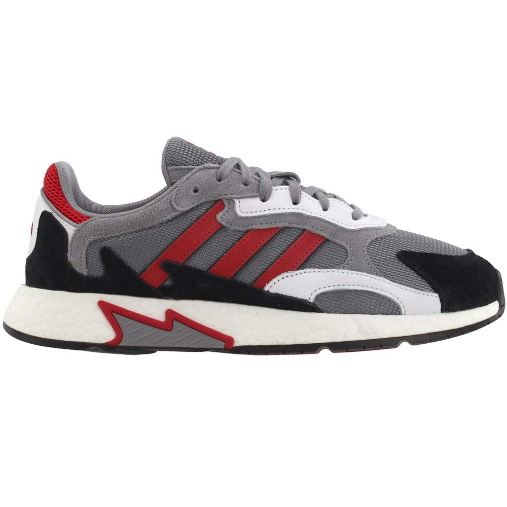adidas Men's Running Shoes, Grey/Scarlet/Black, 10
