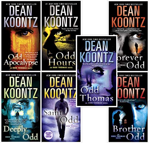 Complete 7 book set of Dean Koontz's Odd Thomas Series (Odd Thomas, Forever Odd, Brother Odd, Odd Hours,Odd Apocalypse, Deeply Odd and Saint Odd)