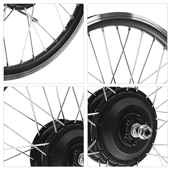 Amazon | 電動自転車モーターキット、20インチホイール24V 10AH