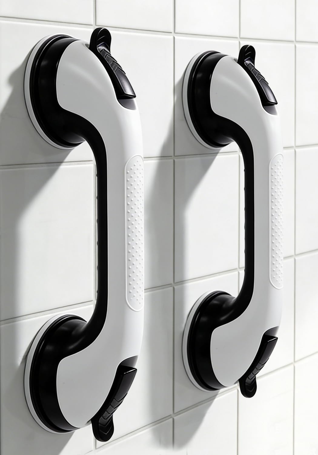 2PK Grab Bars for Shower Handle, Elderly Assistance Products, Black