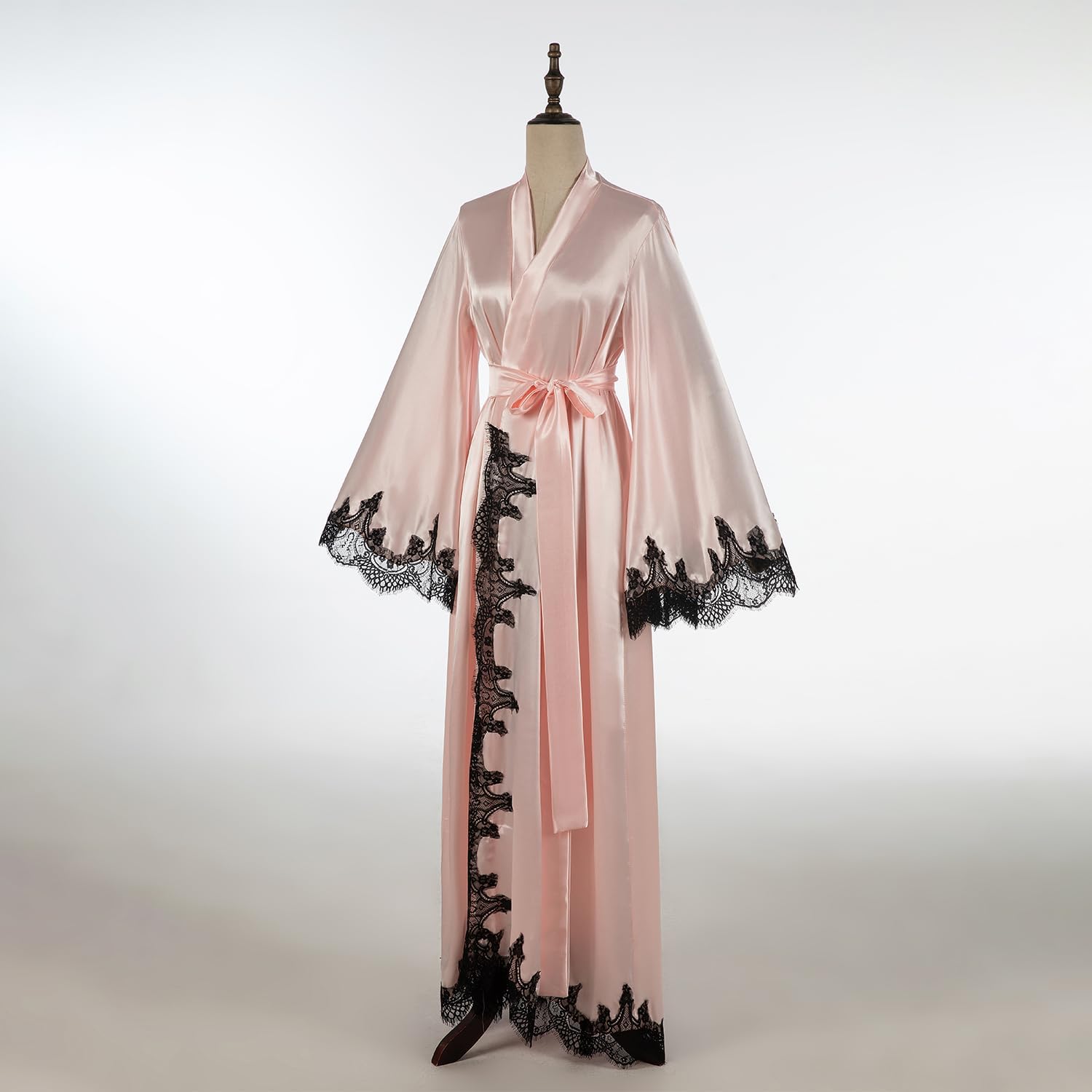 Women's Kimono Robe for maternity photoshoot Long Bride Bridesmaids Wedding party robe for women - Image 3