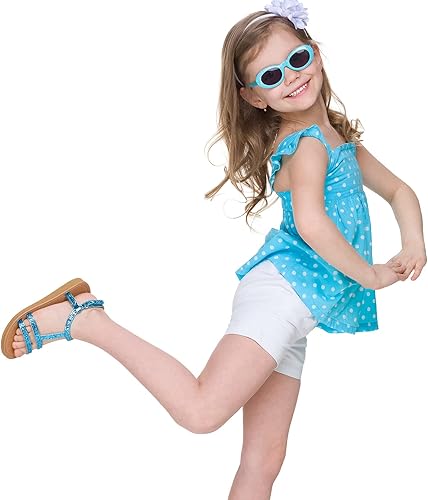 Miniatura 5 de Boyiee Paquete de 8 pantalones cortos de baile para niñas, pantalones cortos de ciclismo para danza, gimnasia, yoga, seguridad activa debajo del