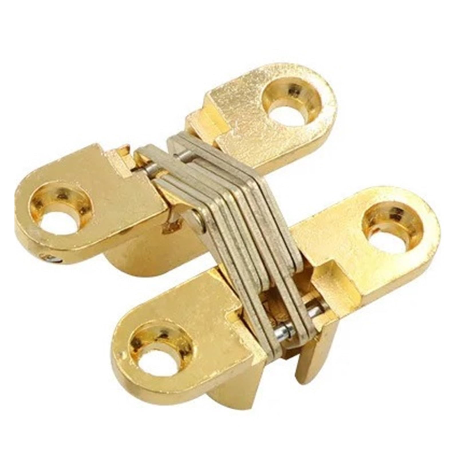 Pjfcewfdgx Gold 12X43mm Cabinet Hinges 2Pcs