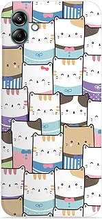 جراب موبايل لطيف رائع من السيليكون مطبوع متوافق مع سامسونج جالاكسي A04E، حافظة بسيطة، متعدد الألوان