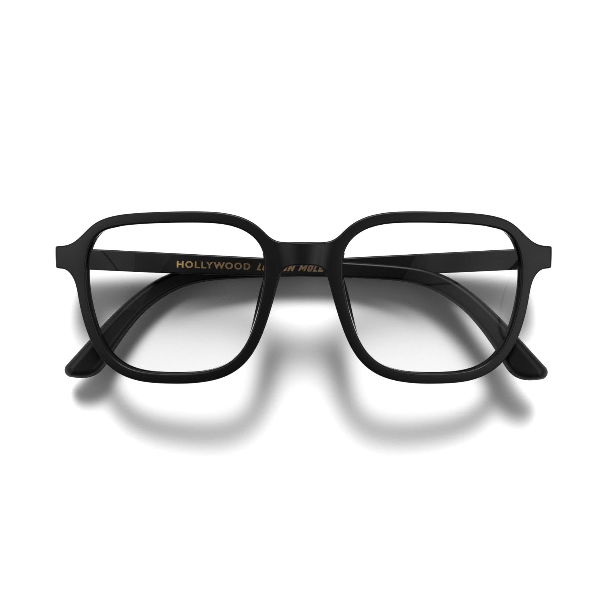 LONDON MOLE® Hollywood reading glasses | Cool square shaped readers | Men’s Women’s Unisex | Spring hinges