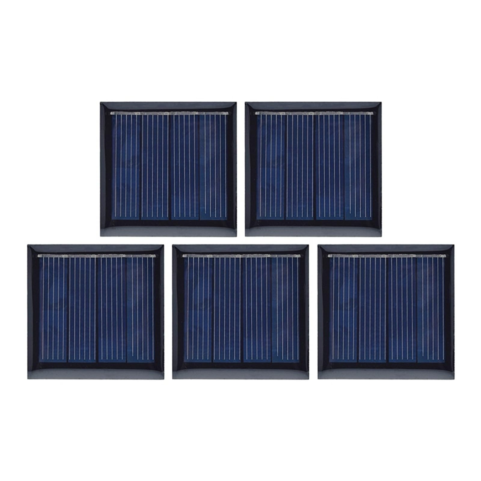 2V 60mA 0.13W Solar Panel Epoxy Polycrystalline DIY Toy Solar Power Module 39.5 * 39.5MM Mini Solar Cell(5pcs)