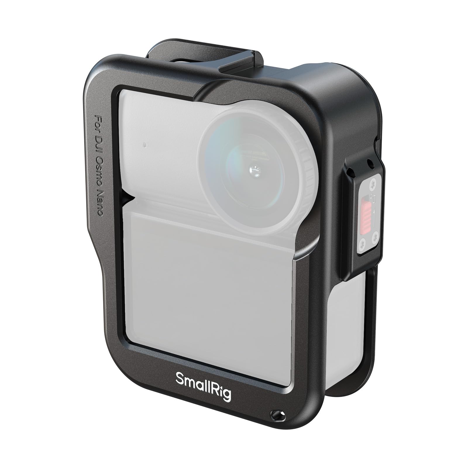 SmallRig Gabbia completa per DJI Osmo Nano, supporto per telaio protettivo, sblocco one-touch dell'alloggiamento di espansione, con slitta a contatto freddo e fori filettati da 1/4"-20 -5759