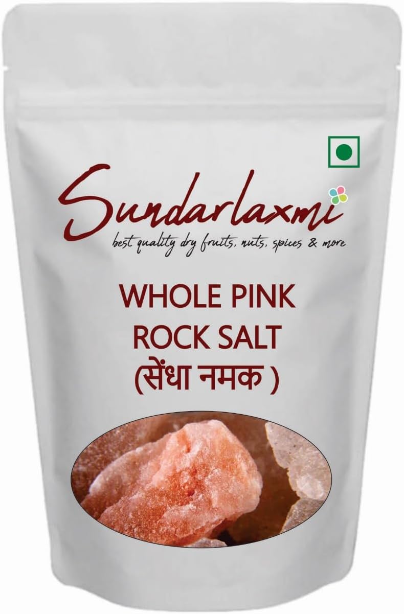 Whole Himalayan Pink Rock Salt Chunks - 400g | Sendha Namak