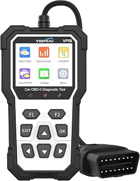 Veepeak Car OBD2 Scanner Diagnostic Tool, Auto Check Engine Light Code Reader Reset Tool for 1996+ OBD-II Compliant Vehicles, Carrying Case Included