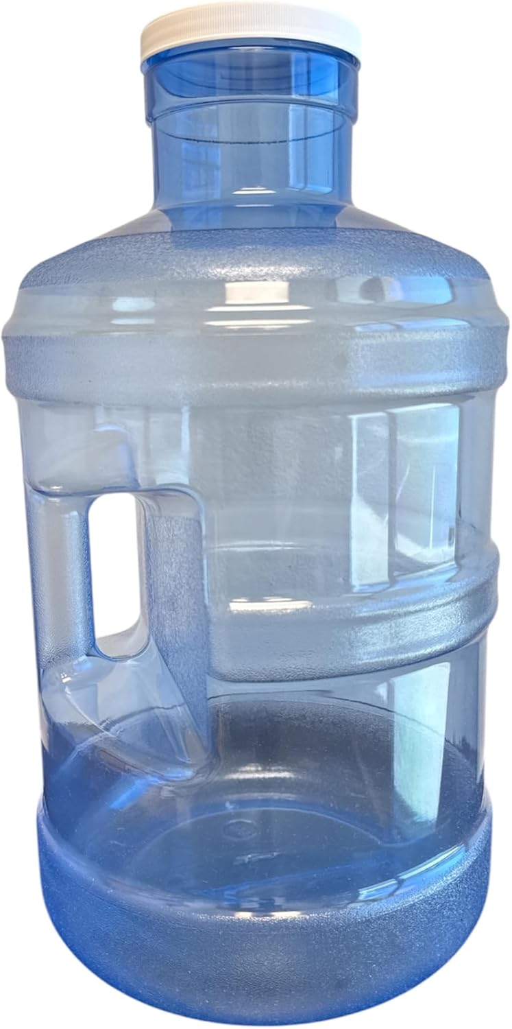 AquaNation 5 Gallon BPA-Free Wide Big Mouth Water Bottle Jug – Durable Food Grade PET Plastic with for Easy Filling & Cleaning – Perfect For Storage, Reusable for Home, Office, Kitchen & Outdoor Use