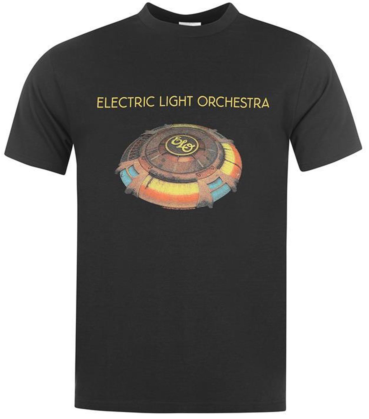 Rock Off Officially Licensed Products Unisex Black Official Electric Light Orchestra (Elo) - Mr Blue Sky - Cotton T Shirt (Large)