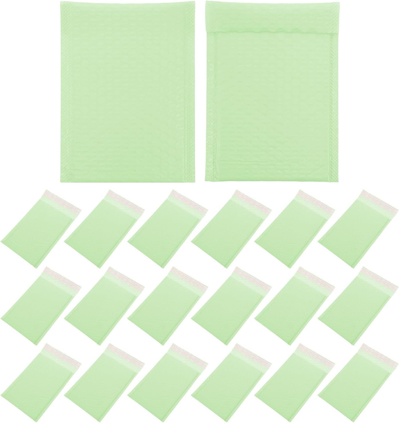 OSALADI 50pcs Bubble Mailers 9.45x5.9in Padded Protective Packaging Envelopes Made of Co-extruded Film Vibrant Surface Color Printing, Cushion Wrap Pouches for Shipping Fragile Items