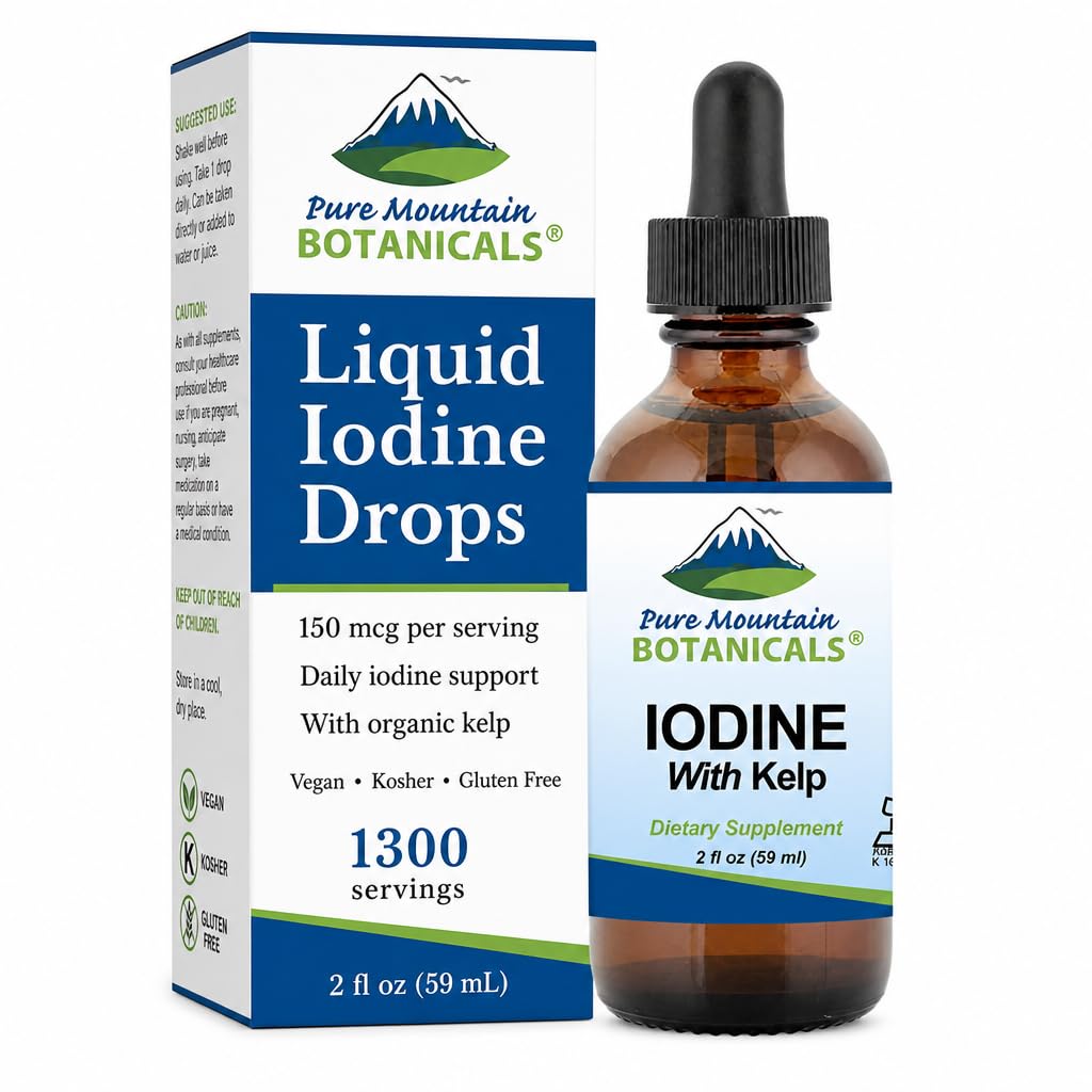 Liquid Iodine Drops 150 mcg