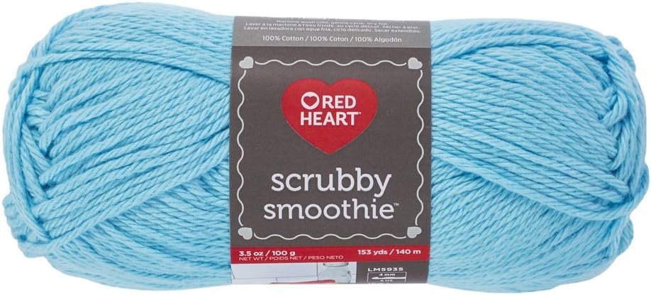 Red Heart Scrubby Smoothie, Caribbean Yarn