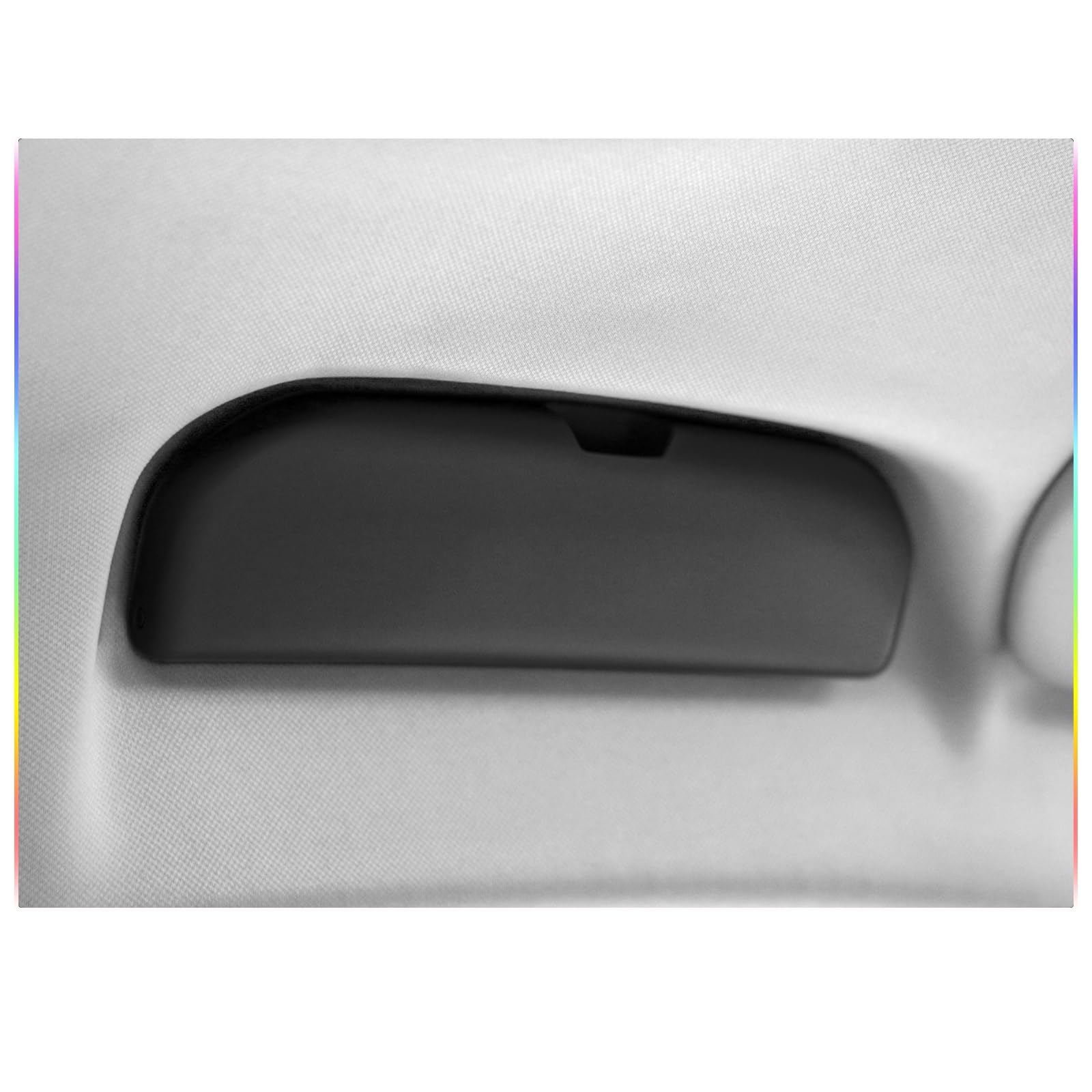 SKTU Custodia per Occhiali da Sole Compatibile con Peugeot 208 2008 308 3008 508 Materiale ABS (Nero)