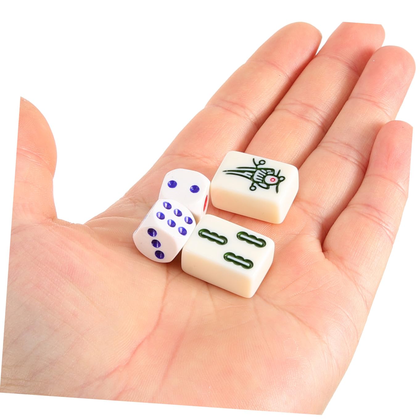Kleiner Mahjong Satz für Reisen und Zuhause, Leicht, Klein, 1 Satz