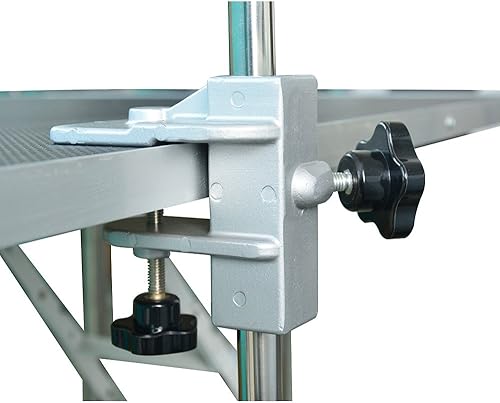 Miniatura 3 de SHELANDY Brazos de mesa de aseo para perros para mascotas, soporte para secador de pelo, herramienta manos libres, brazos de sujeción con abrazaderas