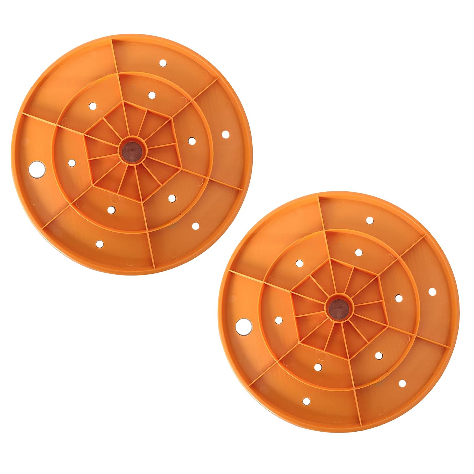 Qusinfc 2Pieces Planter Inserts with Drainage Holes for High Flower Pots Reduce Soil Usage Root Rot Plant Pots Inserts