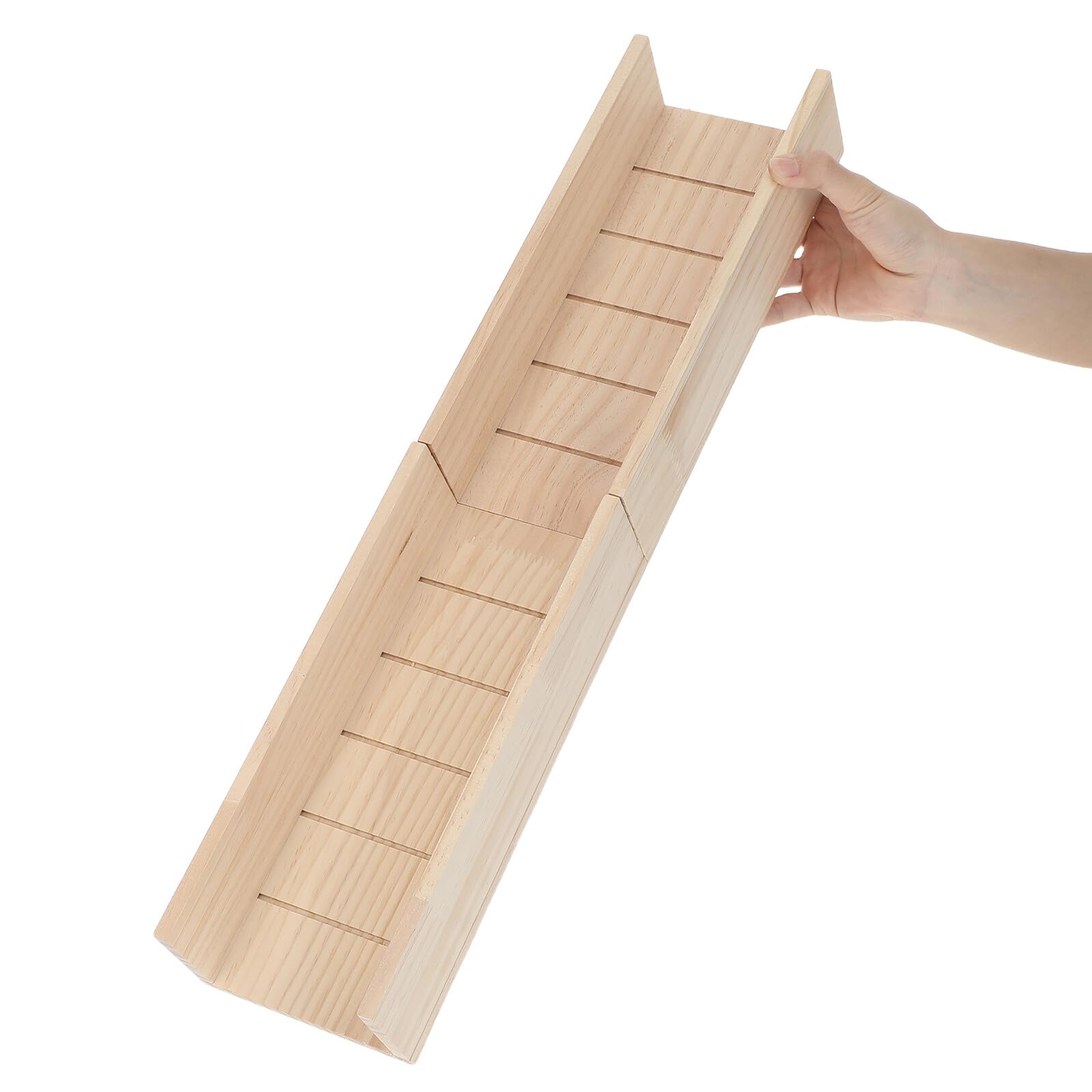 YARNOW Holz Rutsche und Leiter für Meerschweinchen und Hamster mit Natürlichem Material und Geringem Pflegeaufwand für Hamster Spielplatz in Khaki Farbe