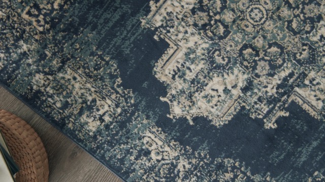 Tapete Nourison Home Grafix Azul Marino 68x305 cm miniatura 7
