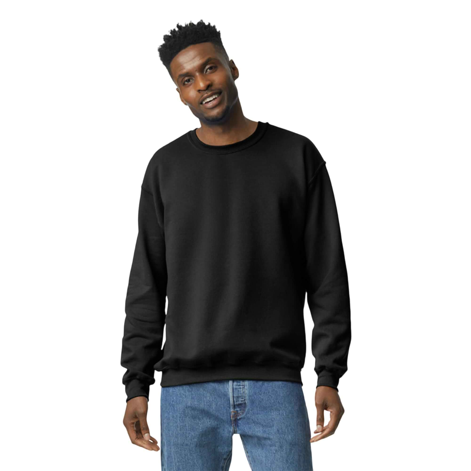Gildan Unisex Adult Fleece Crewneck Sweatshirt, Style G18000, Multipack Long Sleeve