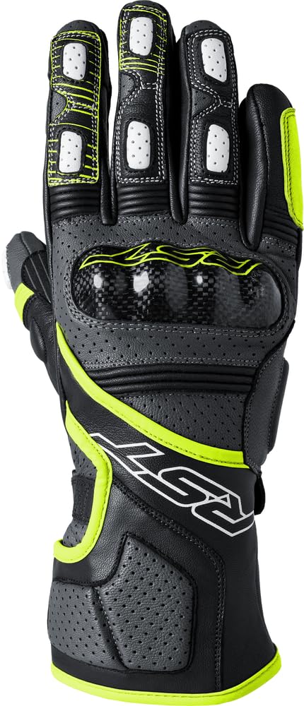 (Xl) Rst Fulcrum Ce Gloves Grey / Fluo Yellow / Black Black,Yellow,Grey 5056558117146