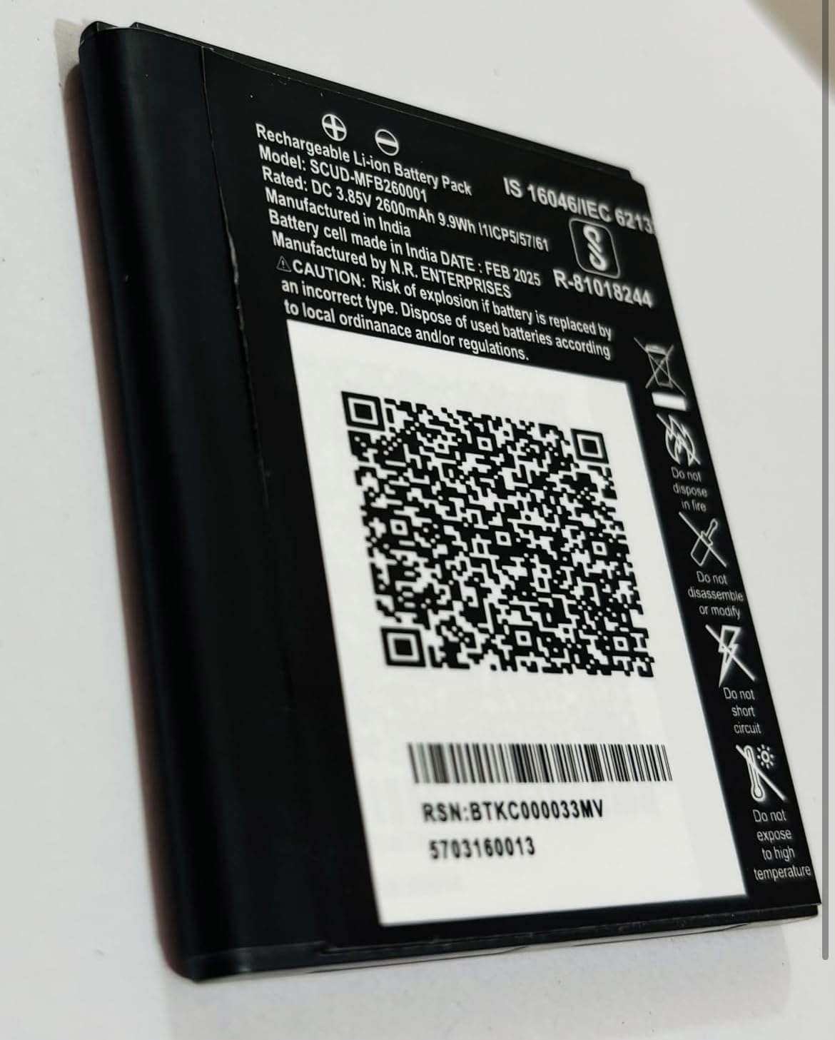 Original Battery Compatible for Reliance Jio 4G Router JioFi 3 (JMR540, JMR541,JMR550) JioFI 4 (JMR1140,JMR520)-2600mAh-picture-21