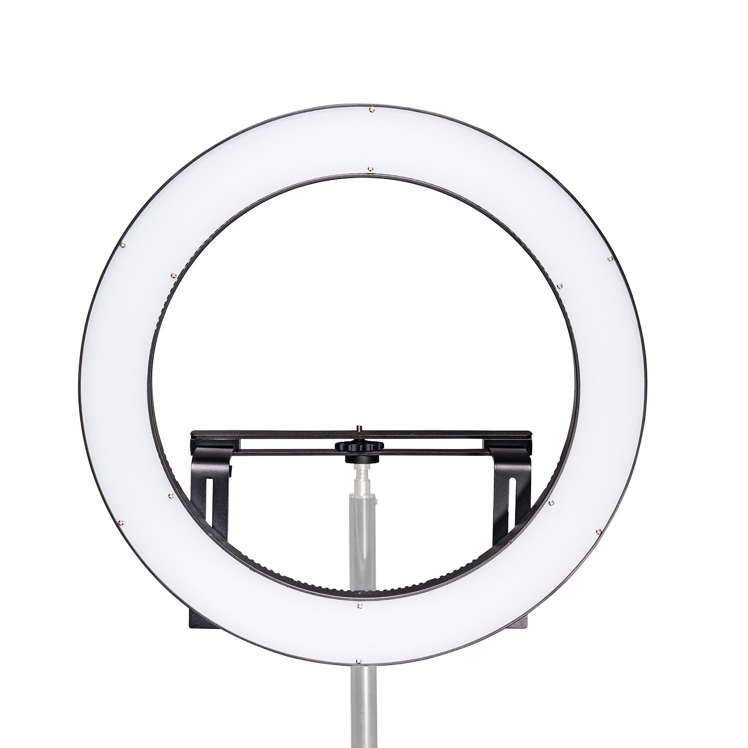 Walimex pro Ściemniana lampa pierścieniowa LED 32 W I lampa pierścieniowa z pojedynczo przełączanymi sektorami I 500 Bi Color światło do aparatu i selfie I z akcesoriami + torbą, kompatybilna z