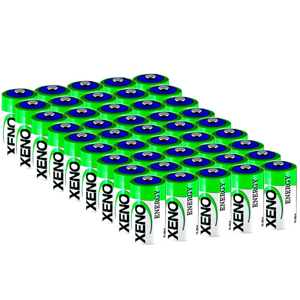 LCCJYHJFFHH «45 Pack» 19000mAh 3.6V XL-205F D Std Lithium Thionyl Chloride Battery for Xeno Energy Lithium Battery XL-205F Battery