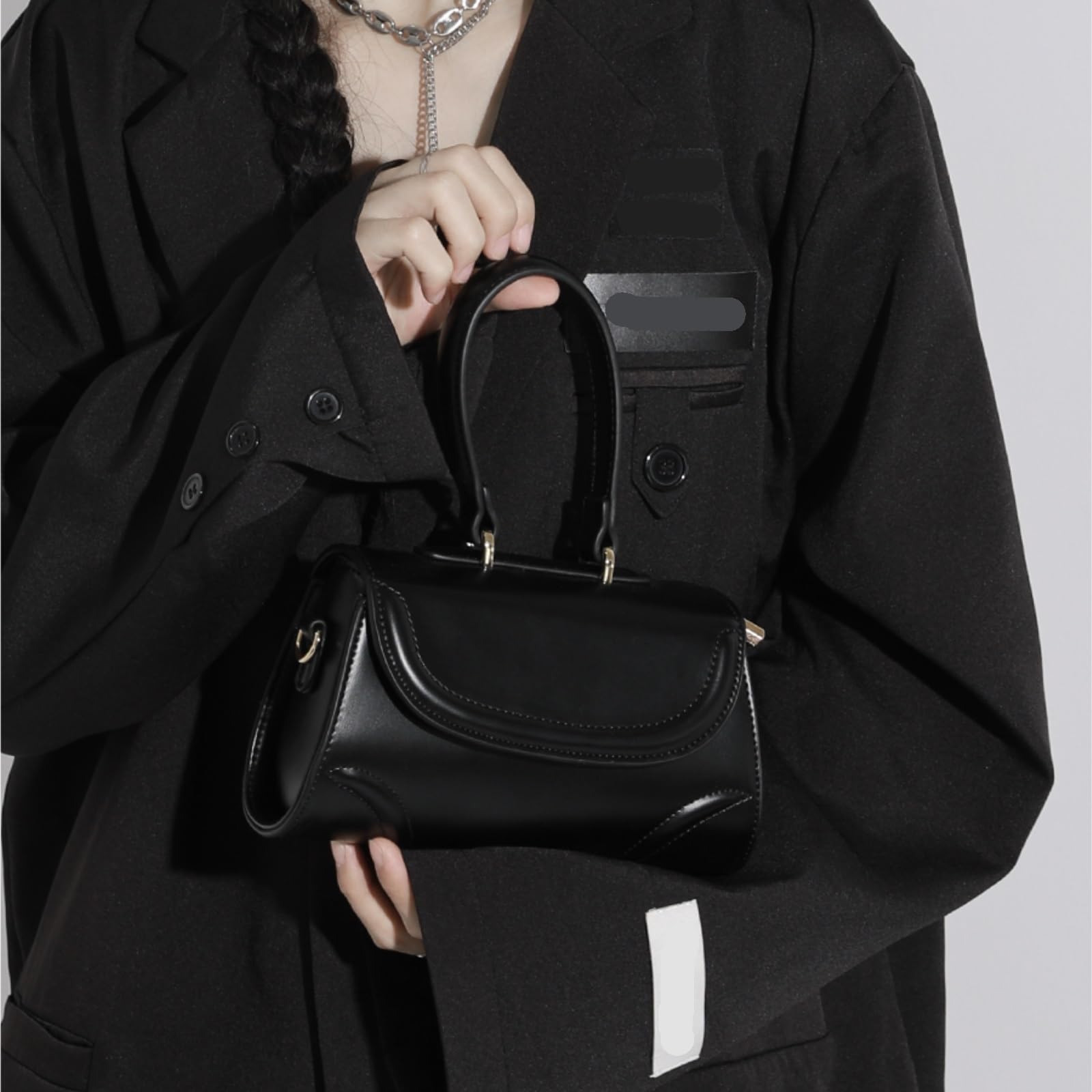Tote Hombro Bolso Bandolera Vintage De Mano For Mujer, Pequeño Y Versátil, Cuadrado for Oficina Trabajo Universidad