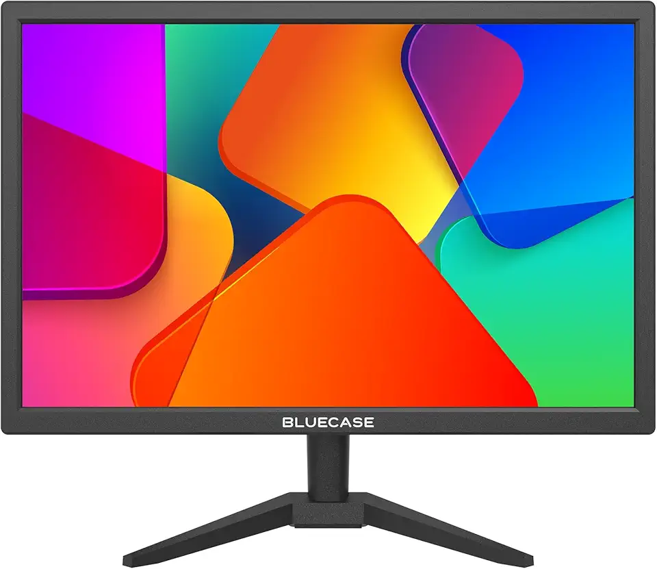 Monitor LED 19" Bluecase, Resolução 1440x900, Conexões HDMI e VGA, Fonte Externa